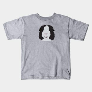 Black and White Guinea Pig Kids T-Shirt